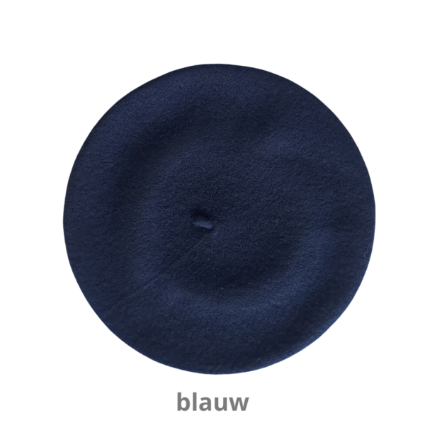 meisjes baret blauw