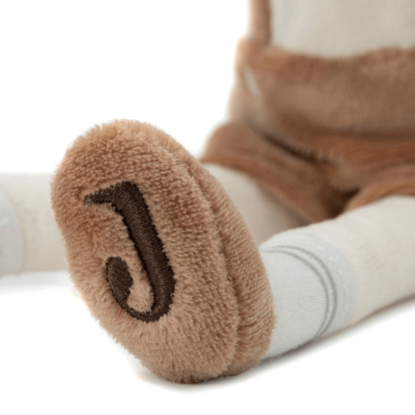 Jollein knuffel mouse bowie voet detail