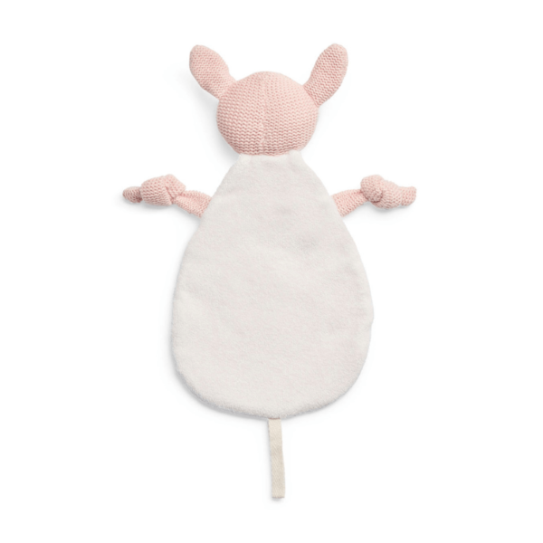 Jollein knuffeldoekje Deer pale pink achterkant