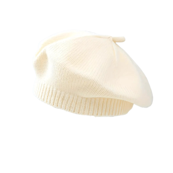 baby baret crème zijaanzicht