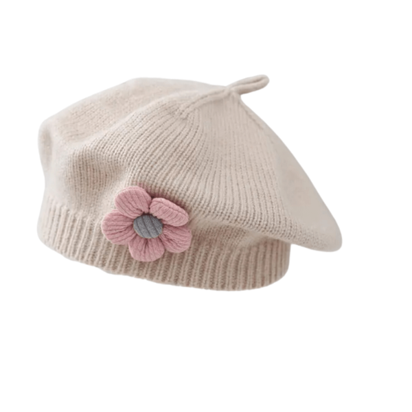 baby meisjes baret zand met bloem